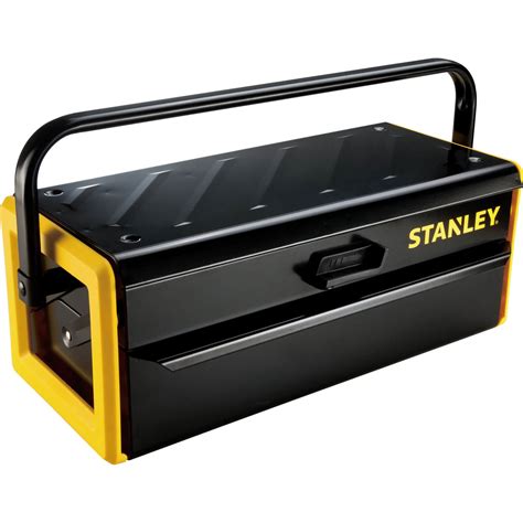 stanley metal tool box with drawer|stanley organiser tool boxes storage.